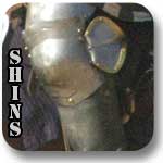 medieval armor shins