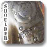 medieval armor shoulders