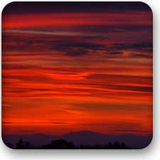 sunset over the city of redcastle eternus